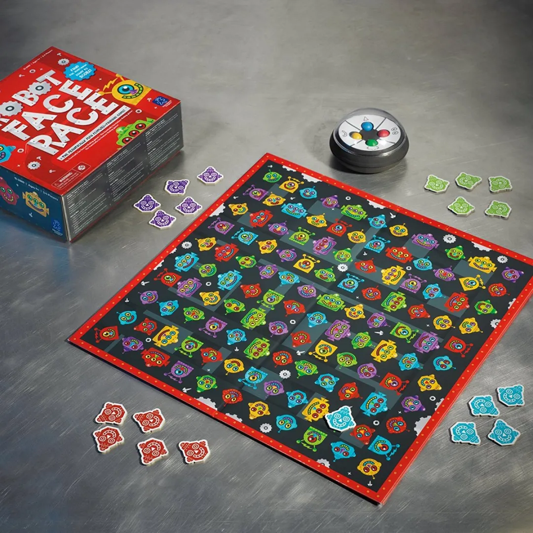 Learning Resources Robot Face Race Programmerenspel - Multicolor