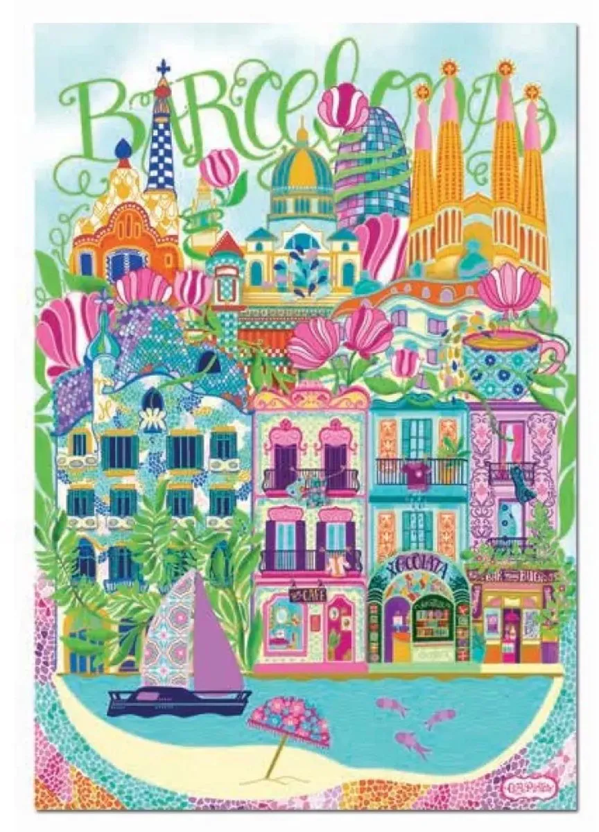 Educa Barcelona Car Pintos Legpuzzel 1000 Stuks - Meerkleurig