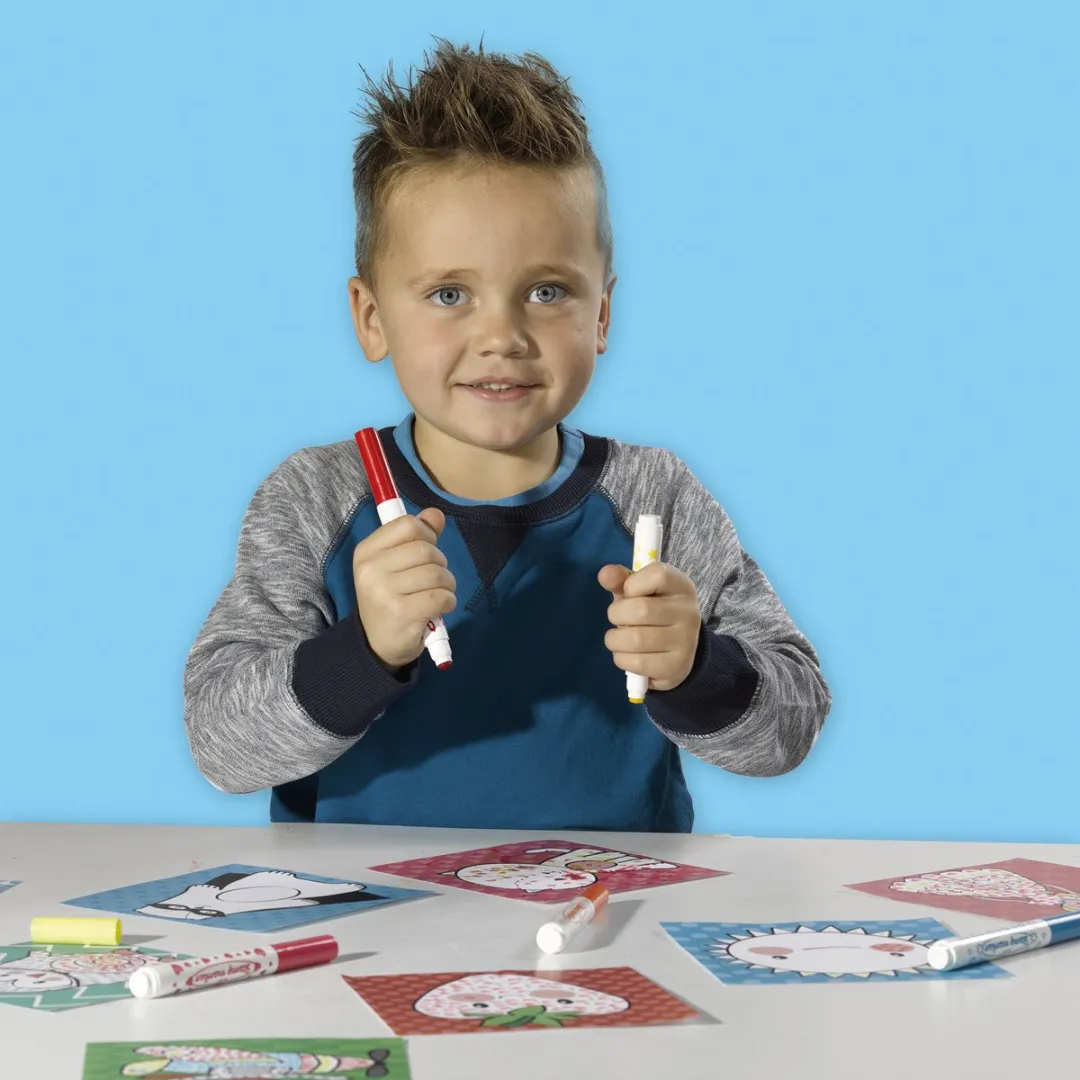 SES Creative Stempelstiften - 6 Stuks met 16 Vellen