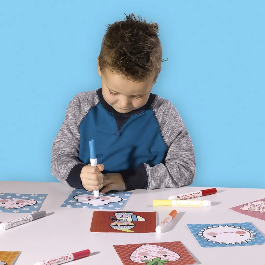 SES Creative Stempelstiften - 6 Stuks met 16 Vellen