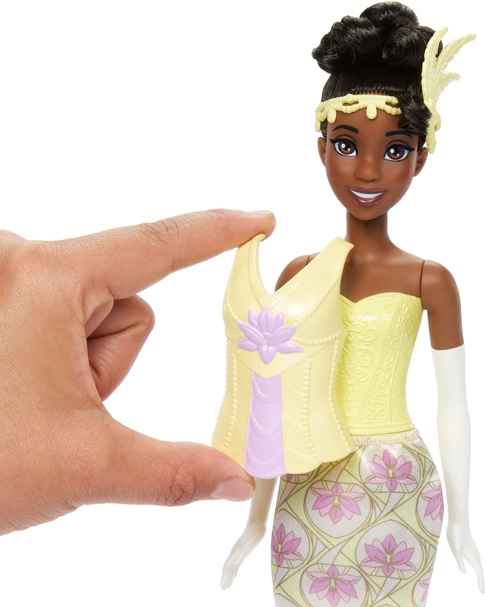 Disney Princess Tiana 2-in-1 Modepop - 29cm Meerkleurig