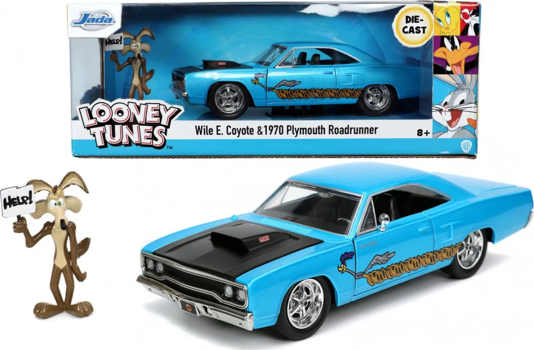 Jada Toys 1970 Plymouth Roadrunner 1:24 Die-cast - Kleurenmix - afbeelding 5 van 6