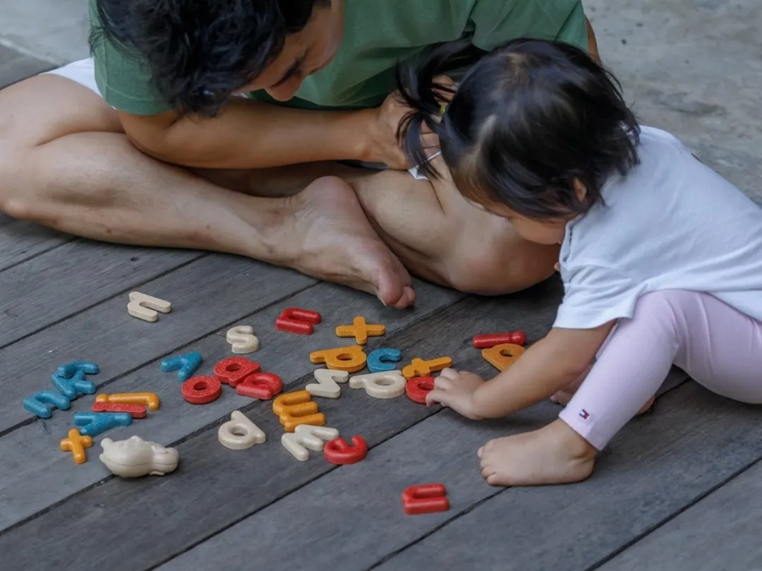 Plantoys Alfabet Set Houten Letters - 31 Stuks