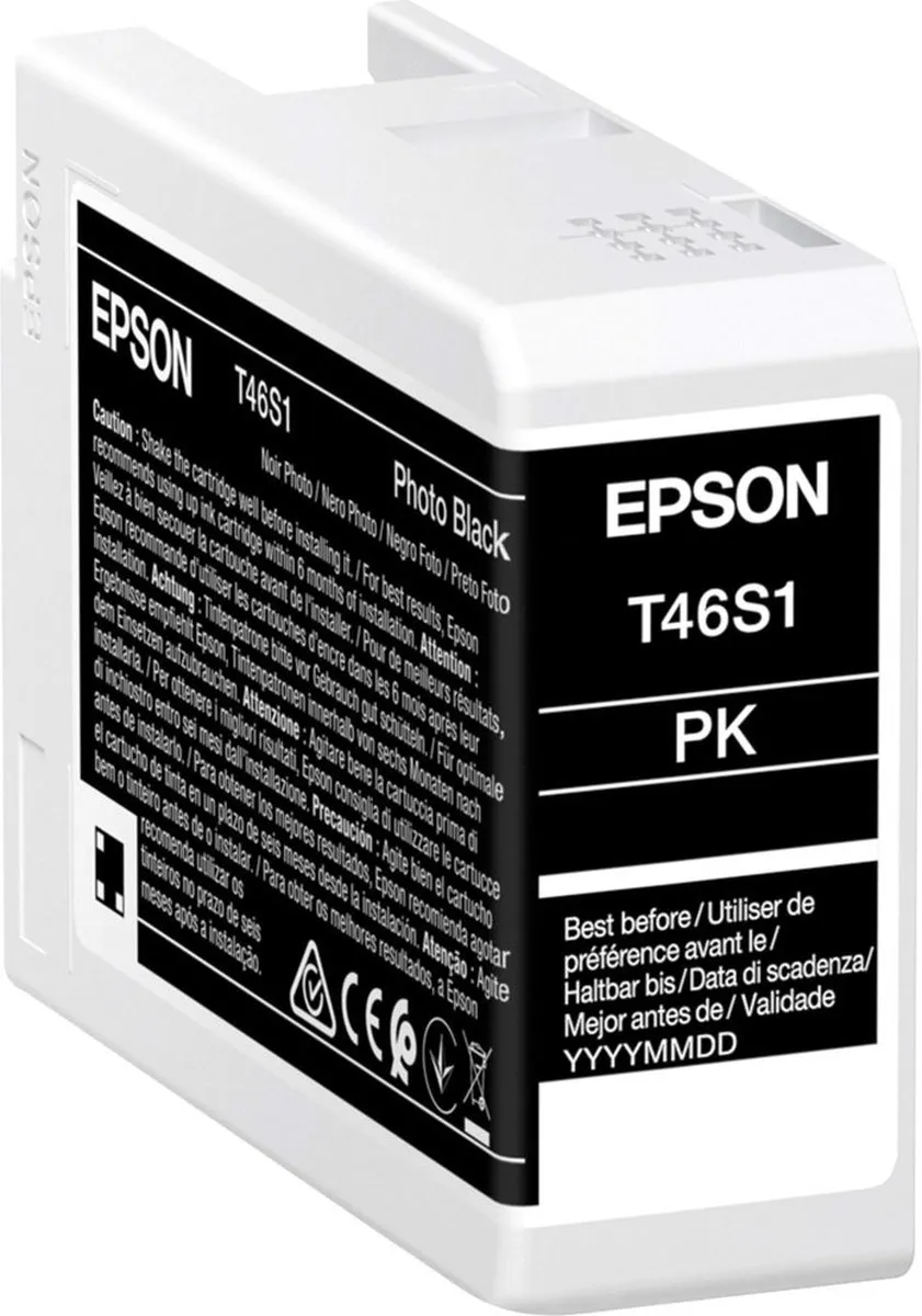 Epson C13T46S100 Inktcartridge Zwart - 25ml