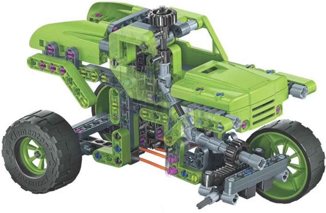 Clementoni Monstertruck - 260 Onderdelen - Groen - afbeelding 6 van 6