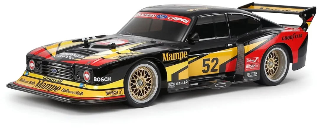 Tamiya TT-02 Ford Zakspeed Capri MAMPE Bouwpakket - Zwart