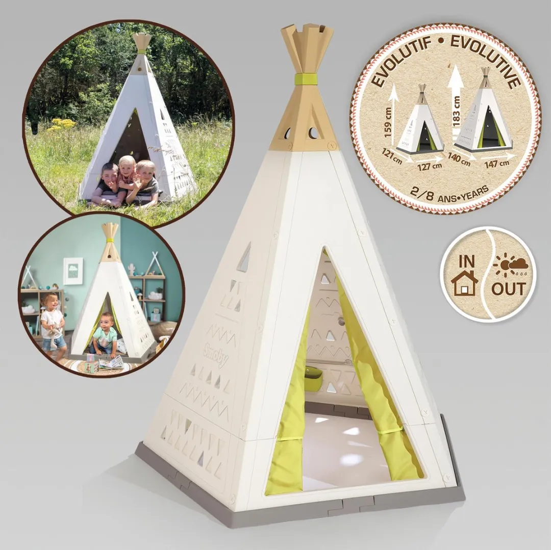 Smoby Teepee Tipi Speeltent - Meerkleurig