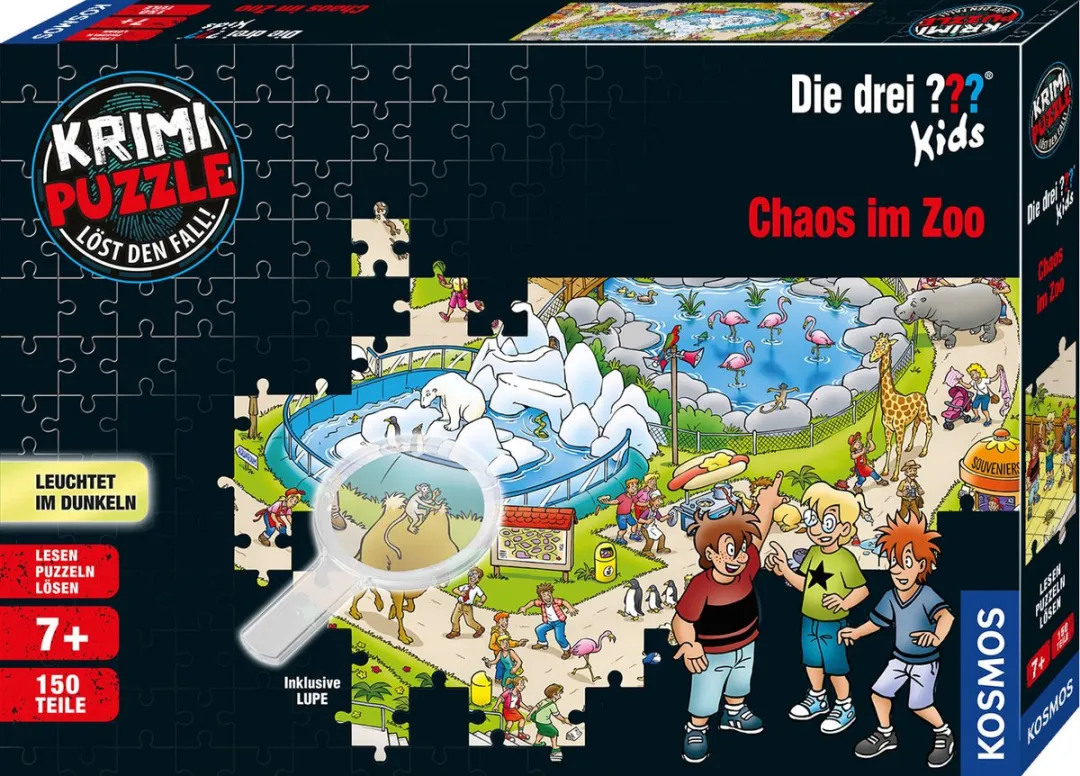 Kosmos Kids Chaos im Zoo Krimipuzzle 69799