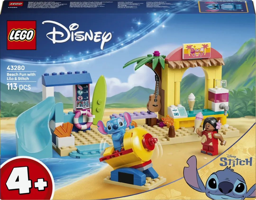 LEGO Disney Lilo & Stitch Strandplezier 43280 - 113 Stukken - Multicolor