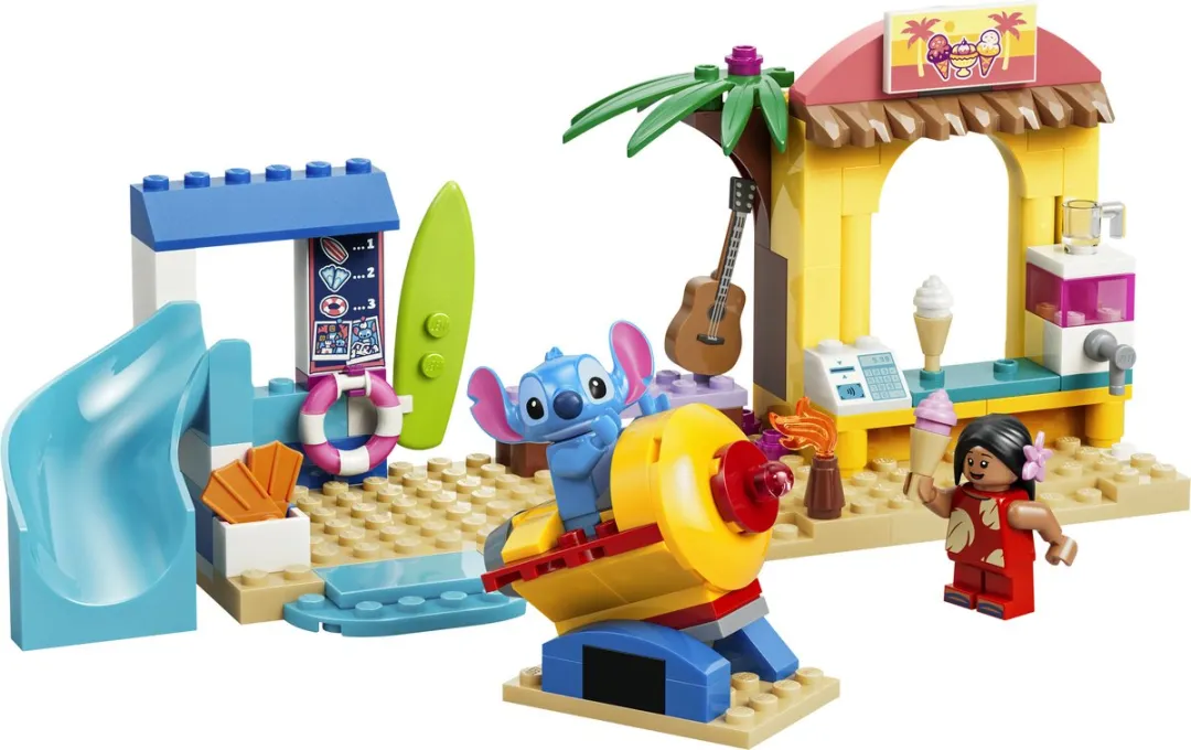 LEGO Disney Lilo & Stitch Strandplezier 43280 - 113 Stukken - Multicolor