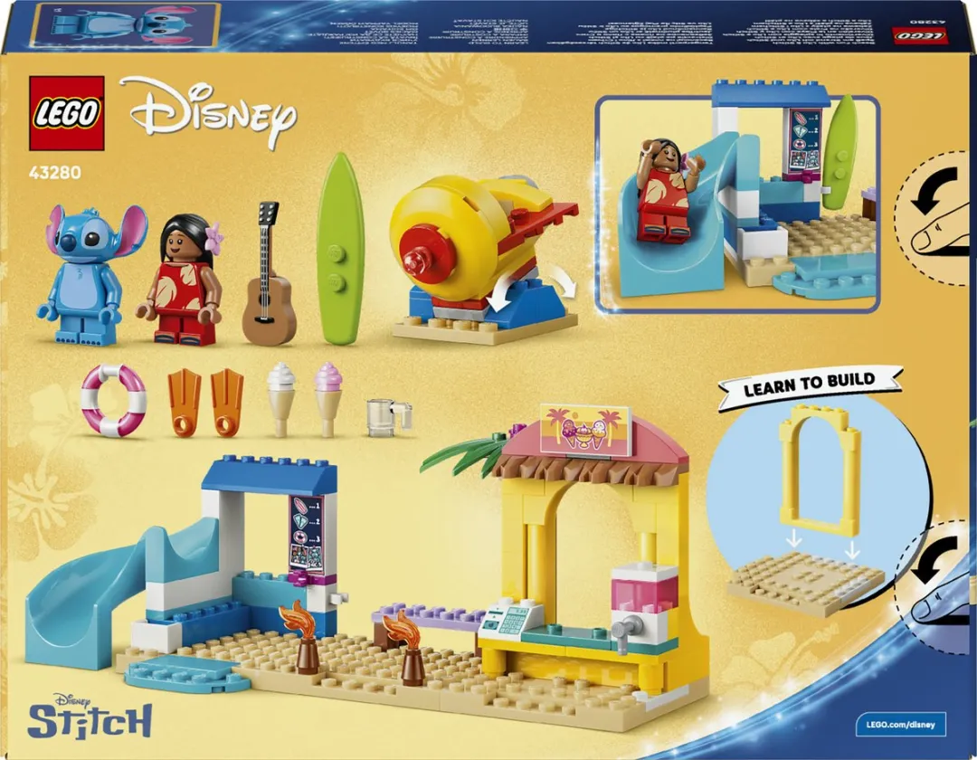 LEGO Disney Lilo & Stitch Strandplezier 43280 - 113 Stukken - Multicolor - afbeelding 6 van 6