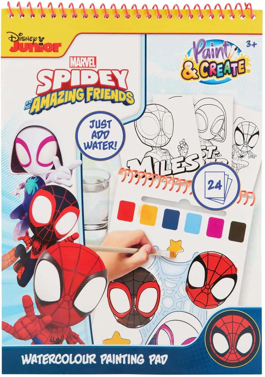 Marvel Spidey Waterverf Kleurboek