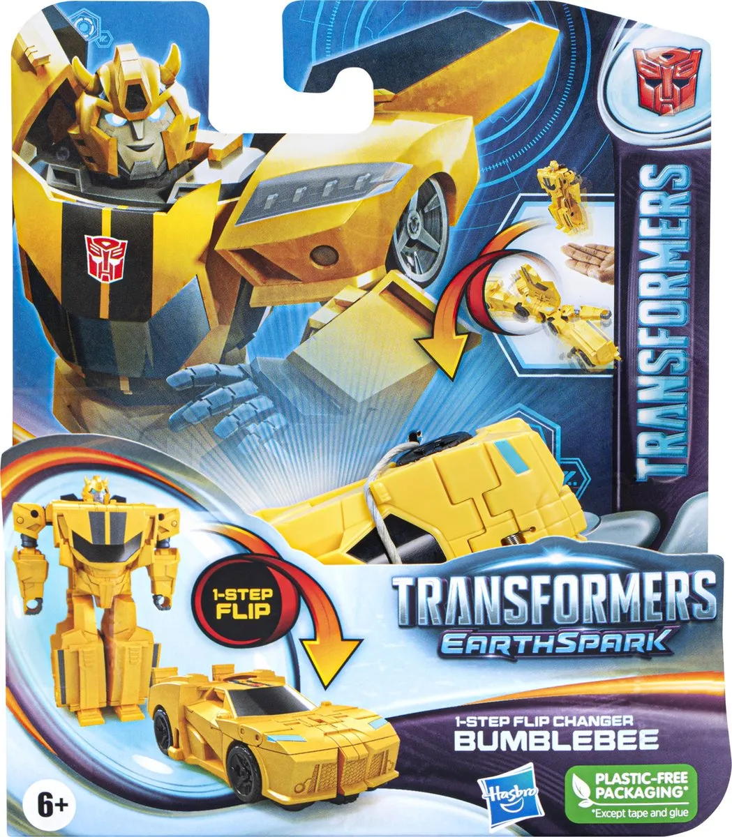 Transformers Earthspark 1 Step Flip Bumblebee F67175X2