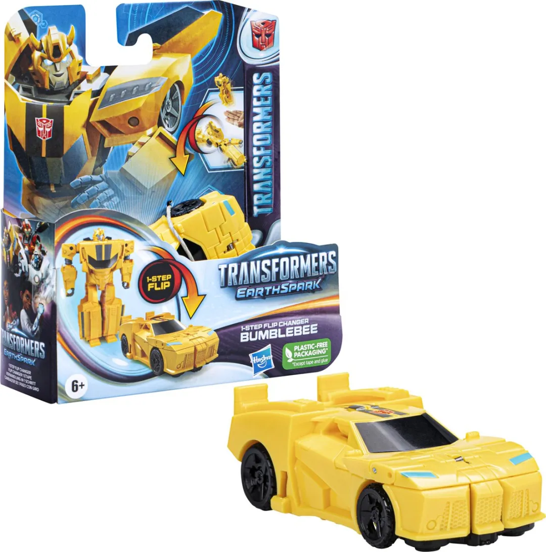 Transformers Earthspark 1 Step Flip Bumblebee F67175X2
