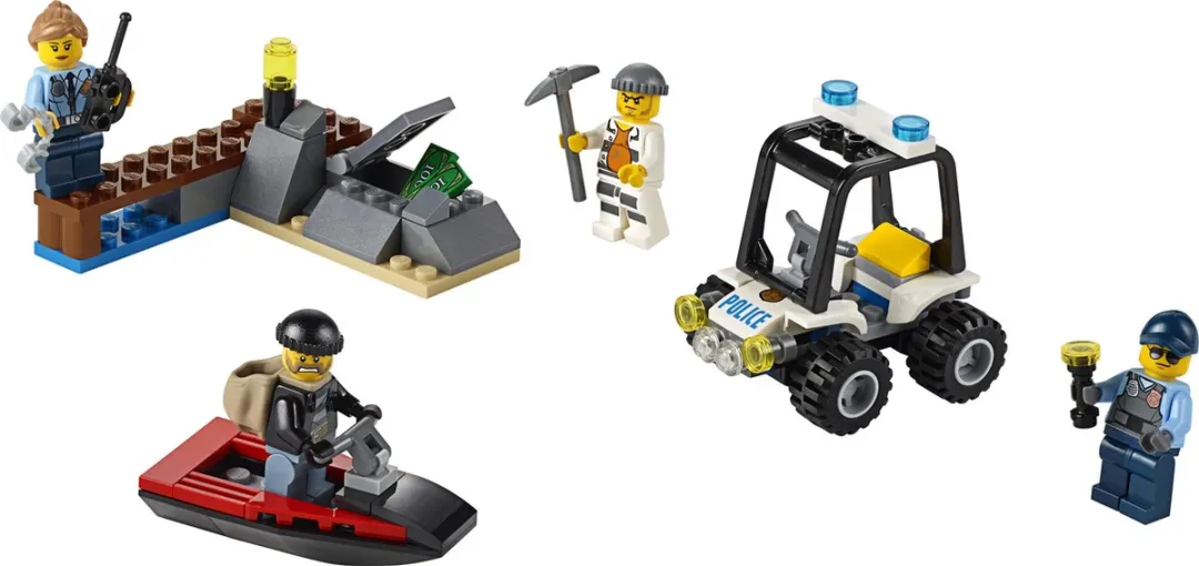 LEGO City Gevangeniseiland 60127 - 92 Stukken - 4 Minifiguren