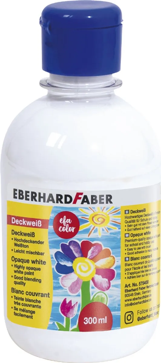 Eberhard Faber EFA Color Dekkende Witte Verf 300ml