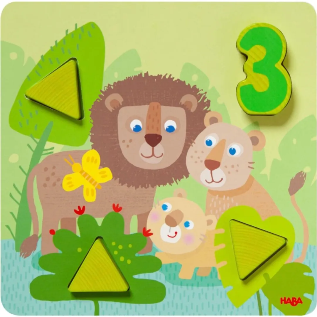 Haba Ordeningsspeelgoed Wilde Dieren 25-delig - 25 Stuks