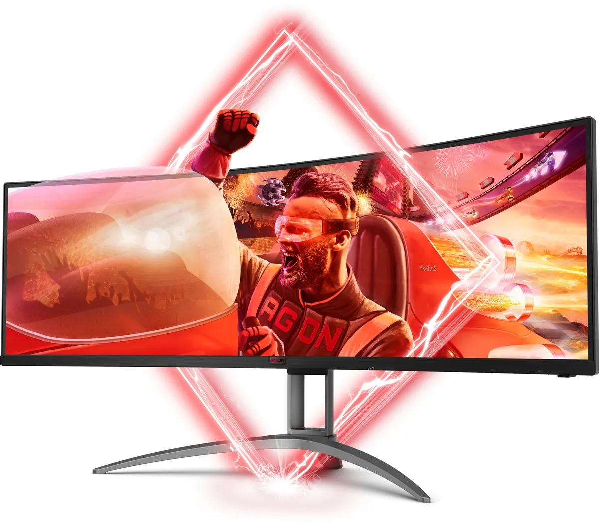 AOC B2 AG493UCX2 Gaming Monitor 49" - QHD 165Hz - USB-C 65W