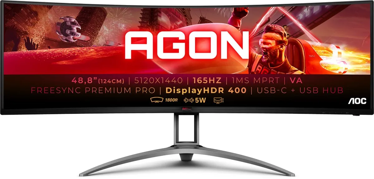 AOC B2 AG493UCX2 Gaming Monitor 49"