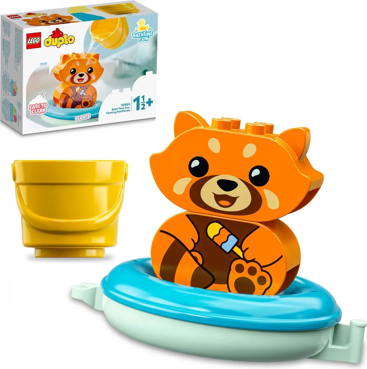 LEGO DUPLO Drijvende Rode Panda 10964 - Meerkleurig