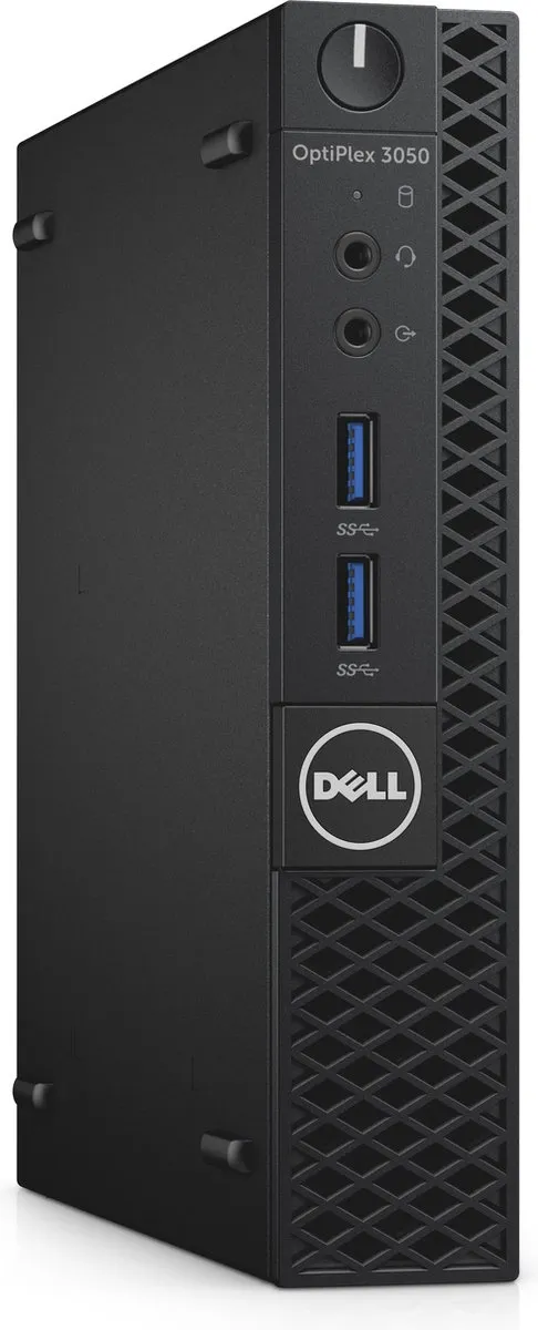 Dell OptiPlex 3050 i3-7100T Mini PC - 4GB 128GB SSD - Zwart