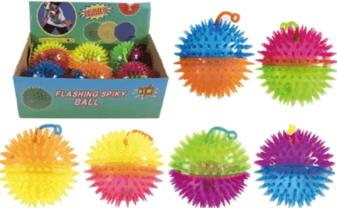 Jonotoys Speelgoedbal Spikes Licht 12cm Meerkleurig