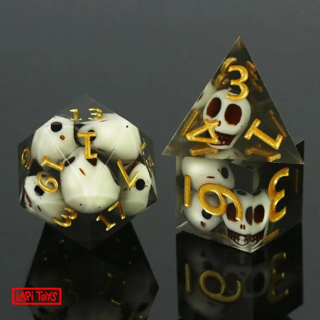 Lapi Toys D&D Dobbelstenen Set 7-delig - Transparant