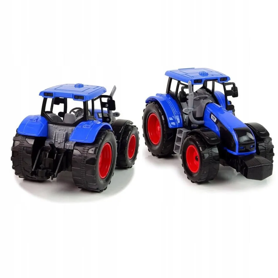 TOYSTAR Speelgoed Vrachtwagen Trailer met Tractoren - Rood/Blauw/ Groen - afbeelding 3 van 5