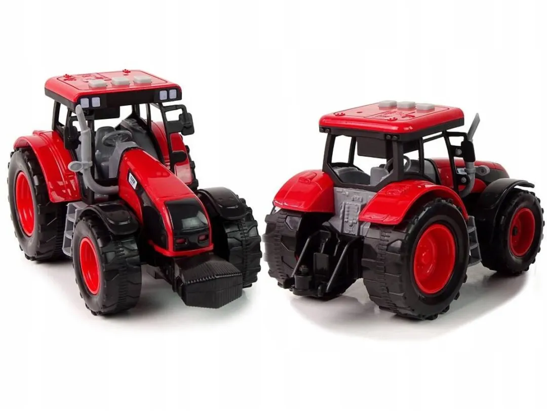 TOYSTAR Speelgoed Vrachtwagen Trailer met Tractoren - Rood/Blauw/ Groen - afbeelding 5 van 5