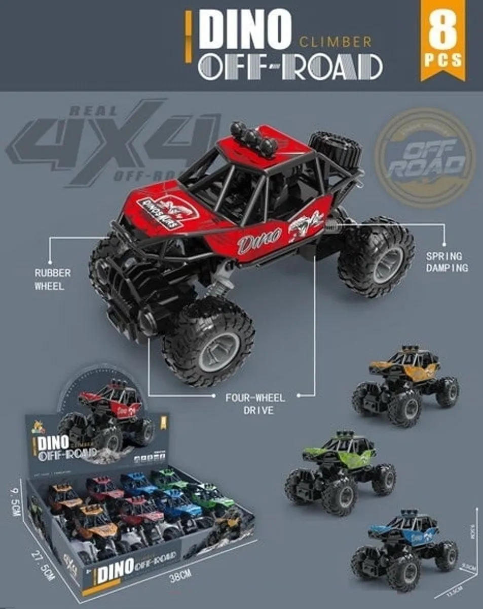 Jonotoys Dino Off-Road Auto Speelgoed