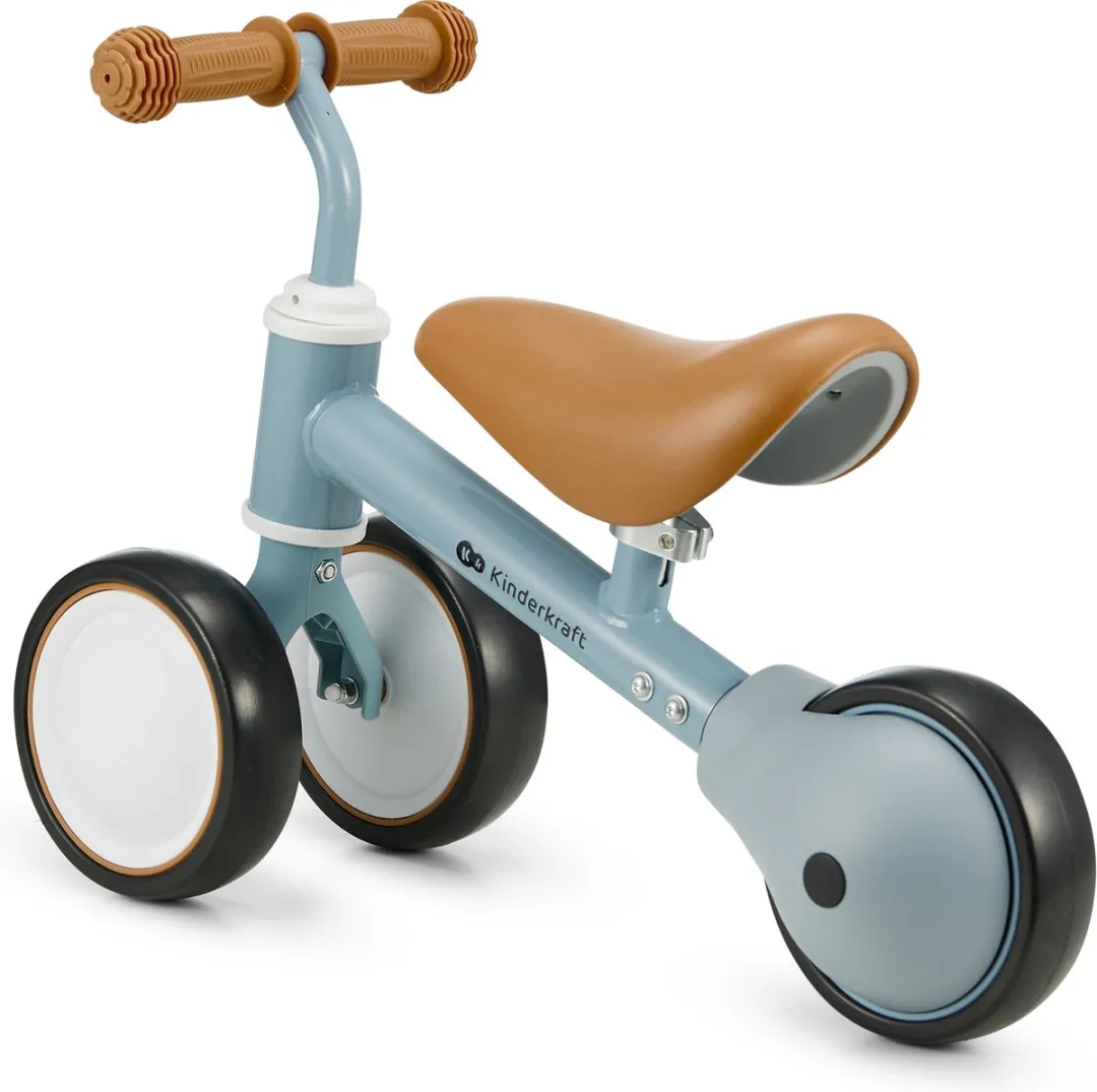 KinderKraft CUTIE Driewieler Loopfiets 15 Inch - Blauw