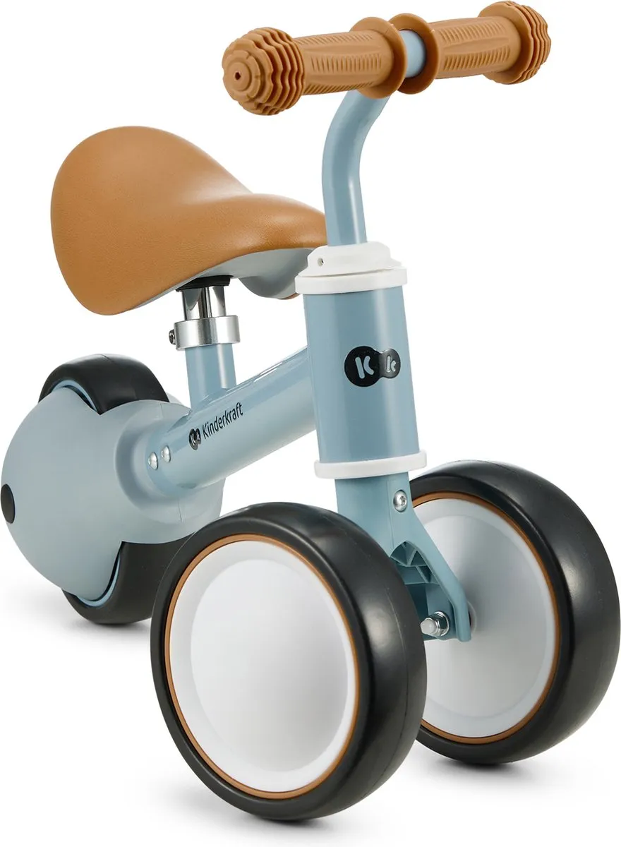 KinderKraft CUTIE Driewieler Loopfiets 15 Inch - Blauw