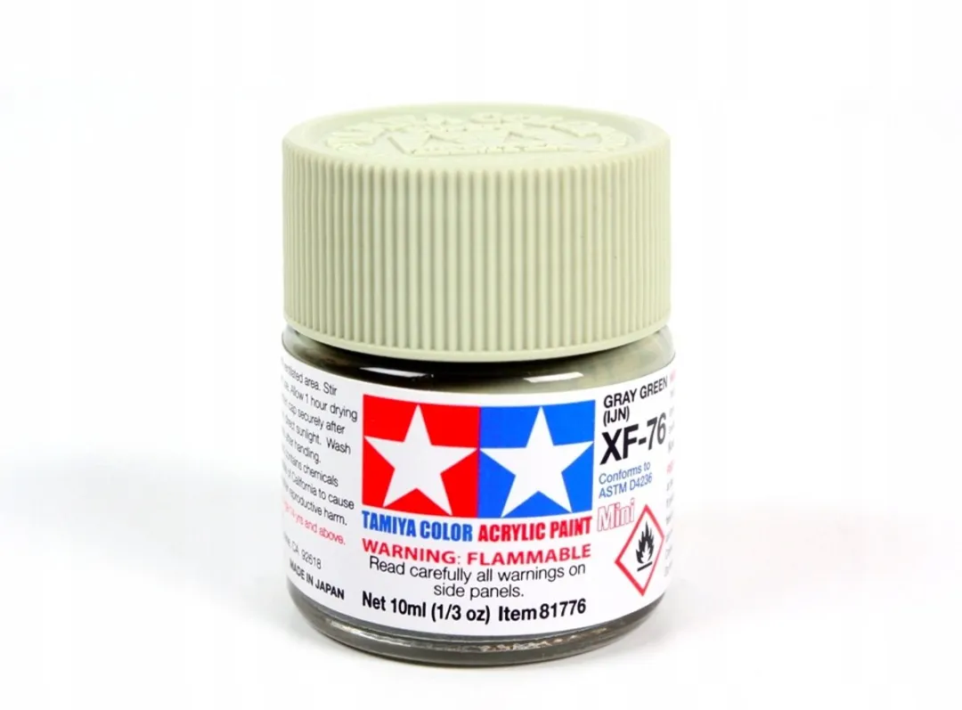 Tamiya Acrylverf XF-76 Grijsgroen Mat 10ml