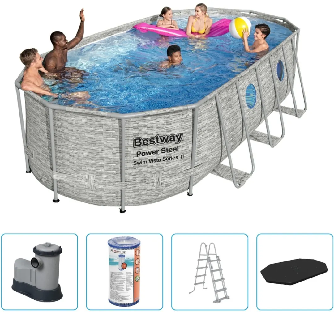 Bestway Power Steel Swim Vista 56716 Zwembad