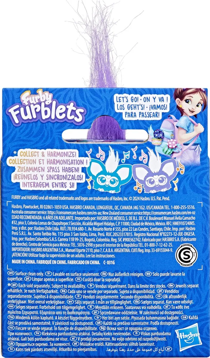 Hasbro Furby Furblets Mer-May - Lichtblauw/Lila