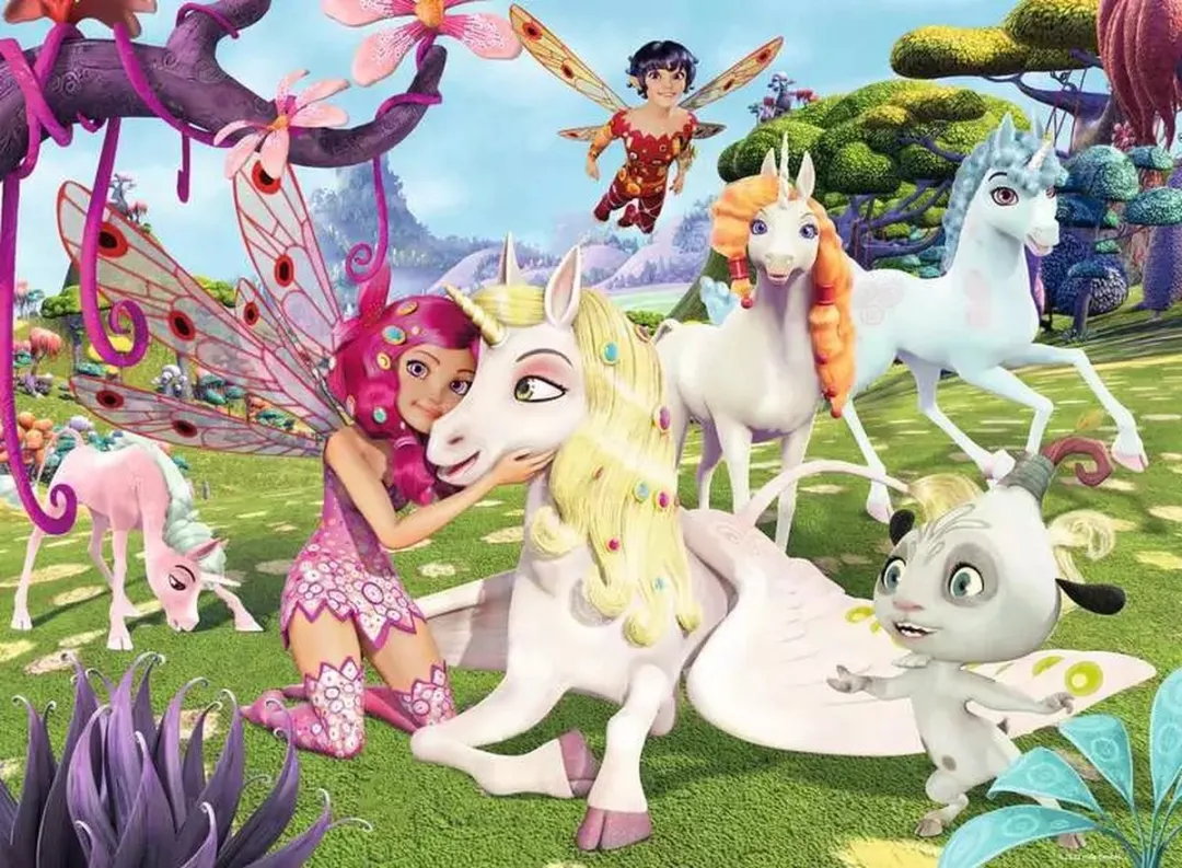 Ravensburger True Unicorn Friendship Puzzel 100 Stuks - 13388 - afbeelding 2 van 3