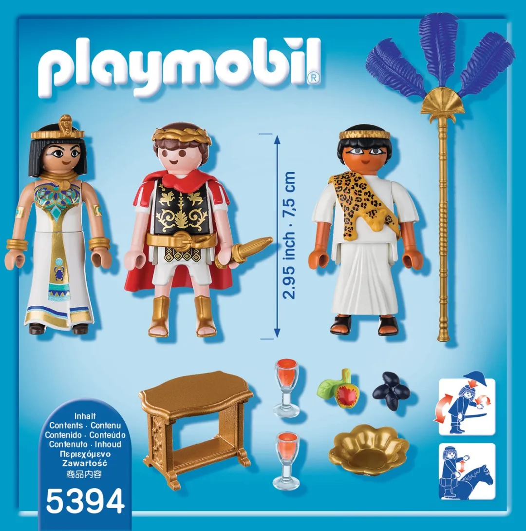 Playmobil Caesar en Cleopatra 5394 - Multicolor
