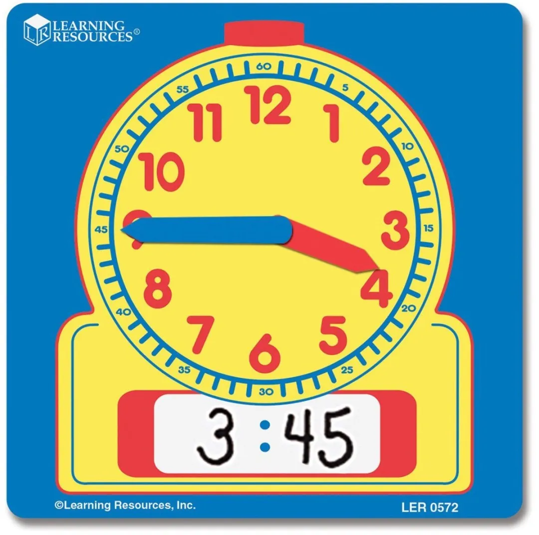 Learning Resources Schrijf & Wis Klokken