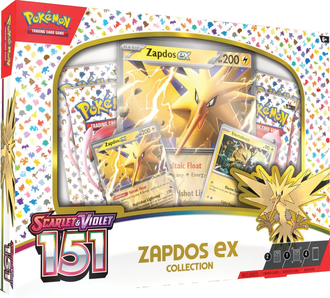 Pokémon Scarlet & Violet 151 Zapdos ex Box - Trading Cards