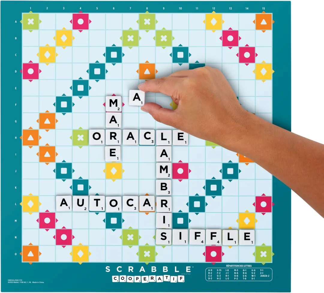 Mattel Scrabble Together Bordspel HWD44 - 2 Spellen