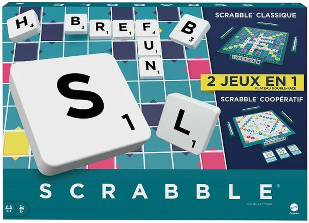 Mattel Scrabble Together Bordspel HWD44 - 2 Spellen