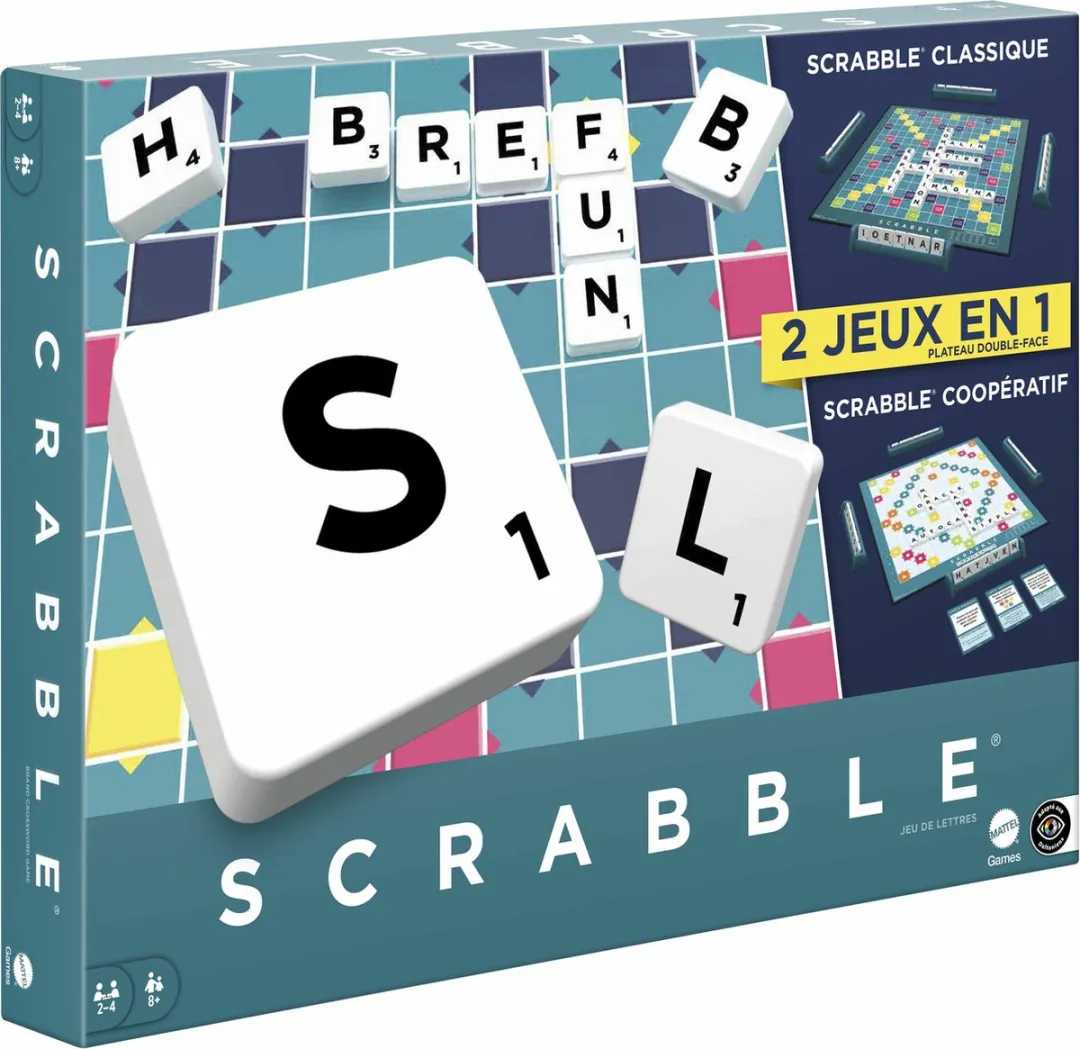 Mattel Scrabble Together Bordspel HWD44 - 2 Spellen