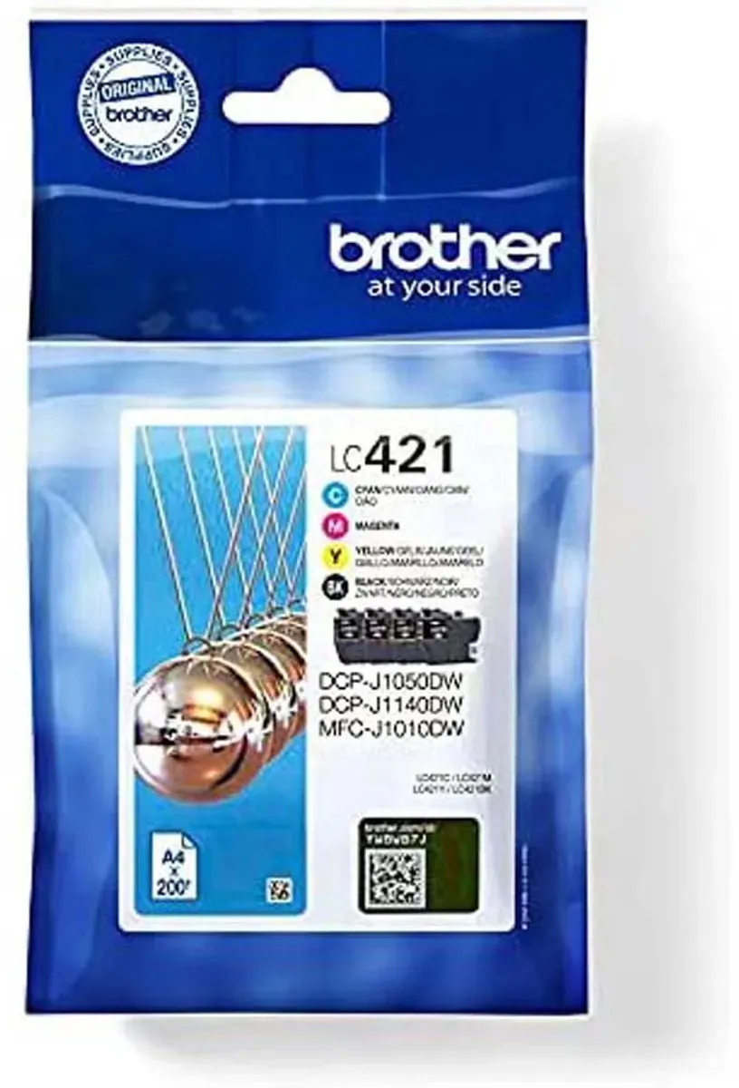Brother LC-421VAL Originele Cartridge - Zwart/Cyaan/Magenta/Geel