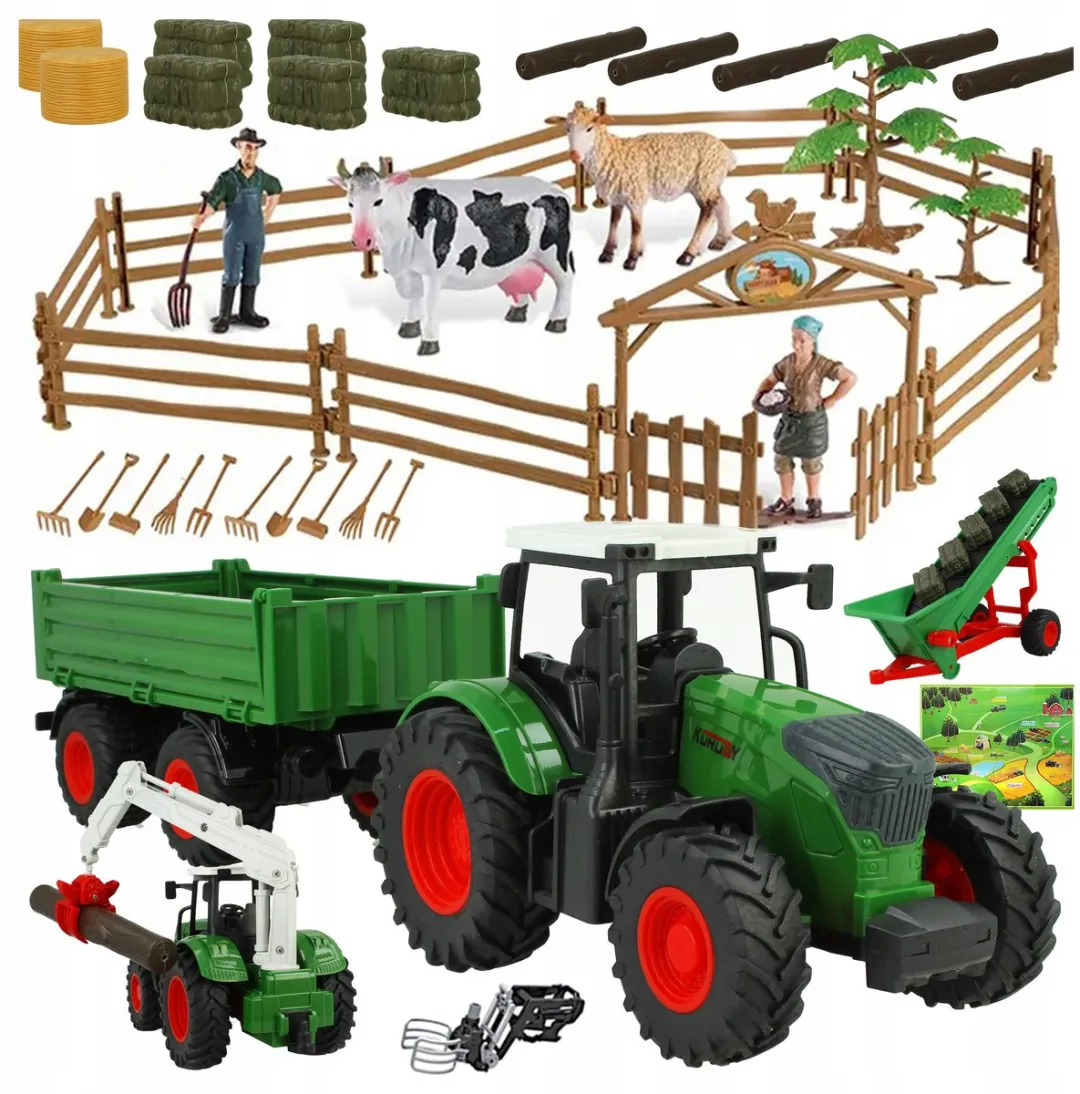 Lean Toys Boerderij Speelgoedset - 45 Delen - afbeelding 3 van 5