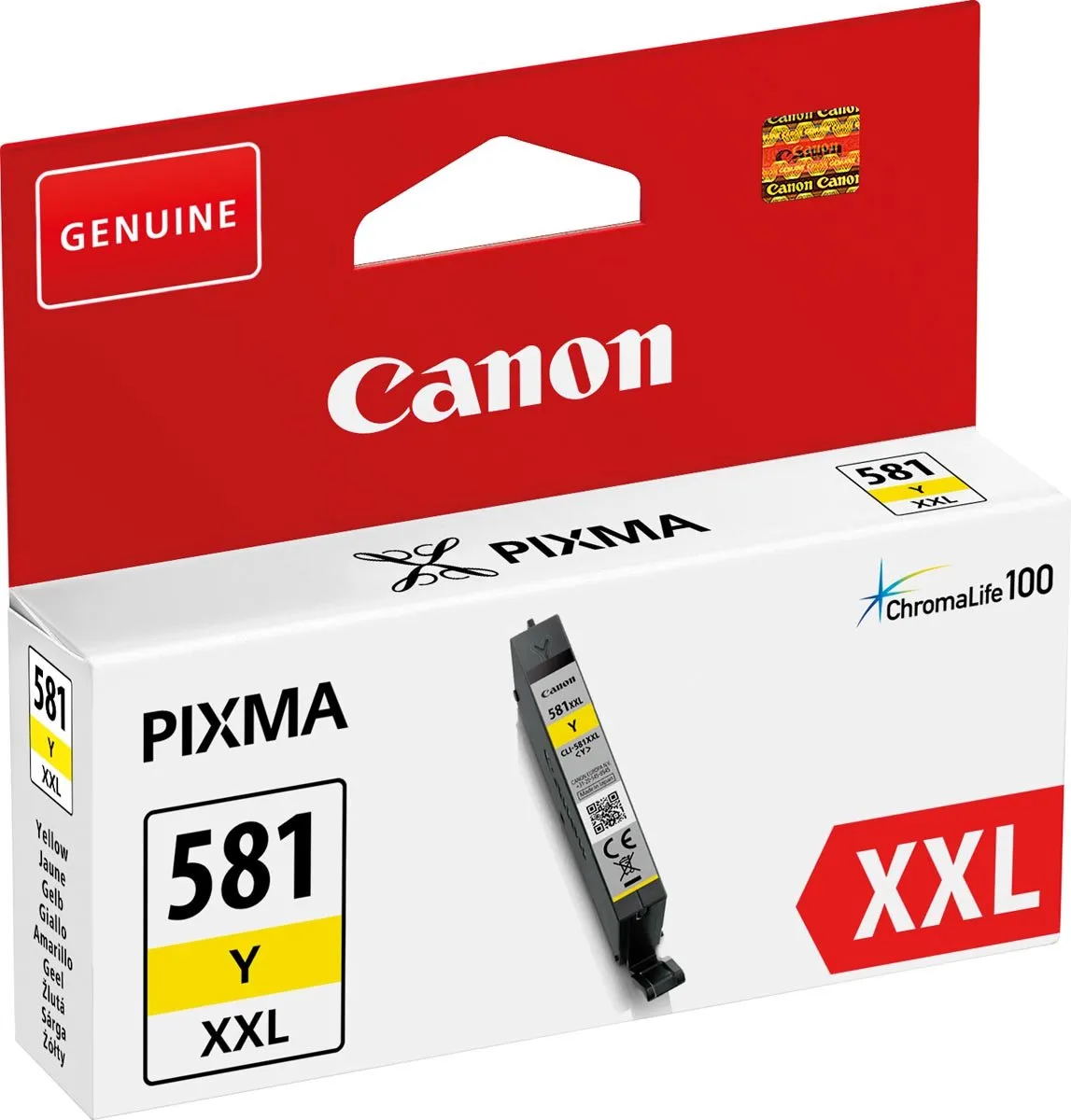 Canon CLI-581Y Inktcartridge Geel XXL - 117ml