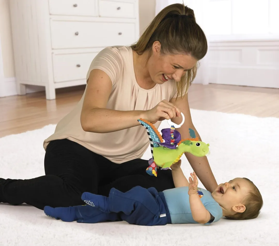 Lamaze Flip Flap Draakje - Geel