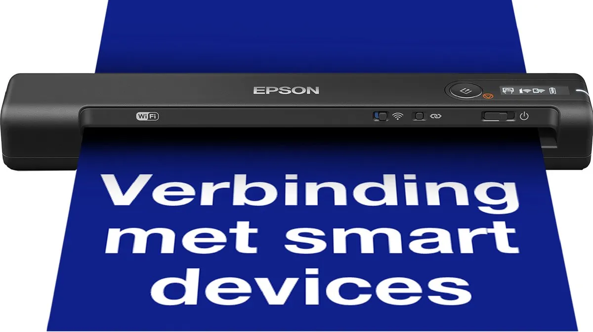 Epson WorkForce ES-60W Mobiele Scanner - Zwart