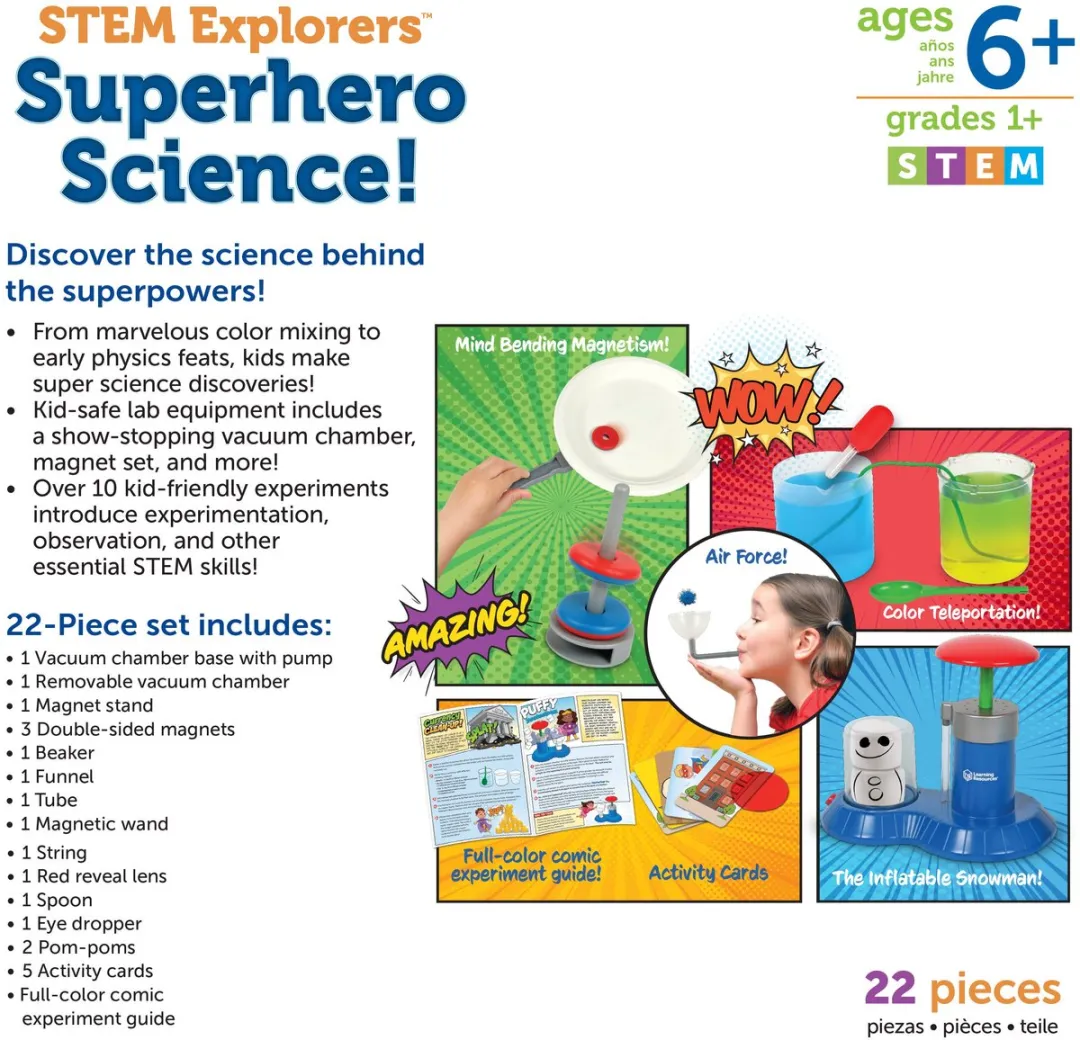 Learning Resources STEM Superhero Science Lab 950LER9310 - Meerkleurig