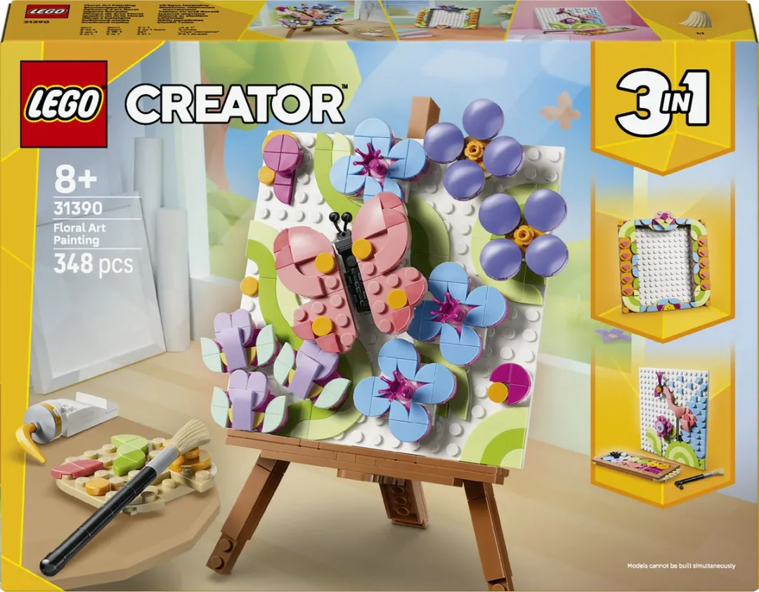LEGO Creator 3in1 Bloemenschilderij 31390 - 348 Stukken - Meerkleurig