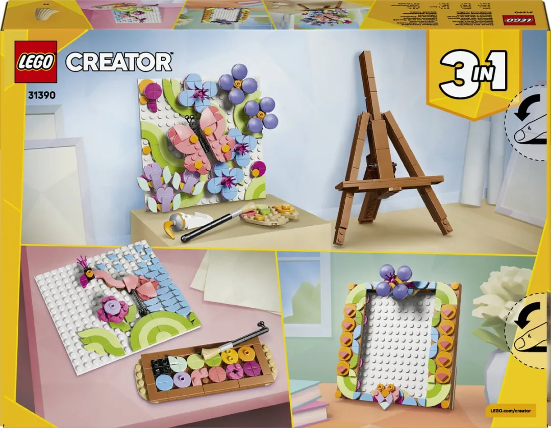 LEGO Creator 3in1 Bloemenschilderij 31390 - 348 Stukken - Meerkleurig
